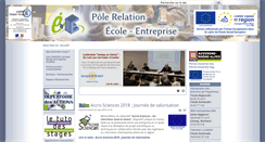 Desktop Screenshot of ecole-entreprise.ac-clermont.fr