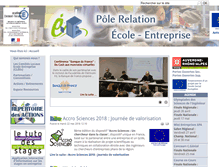Tablet Screenshot of ecole-entreprise.ac-clermont.fr