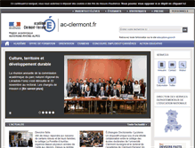 Tablet Screenshot of ac-clermont.fr